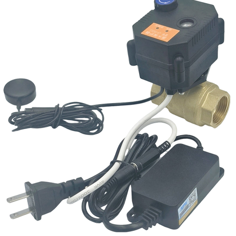 water leak detector，Water Leak Detector with Shutoff Valve,Sensors and Sounds Alarm,Automatic Water Leak Shut Off Valve System,Flood Prevention for Laundry,Water Heaters and More