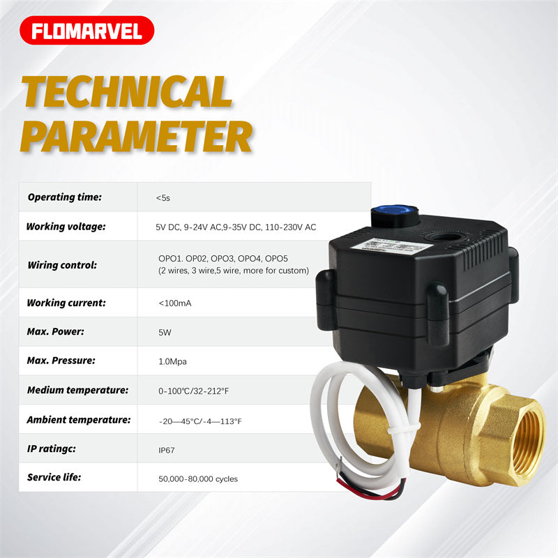 motorized valve for chilled water