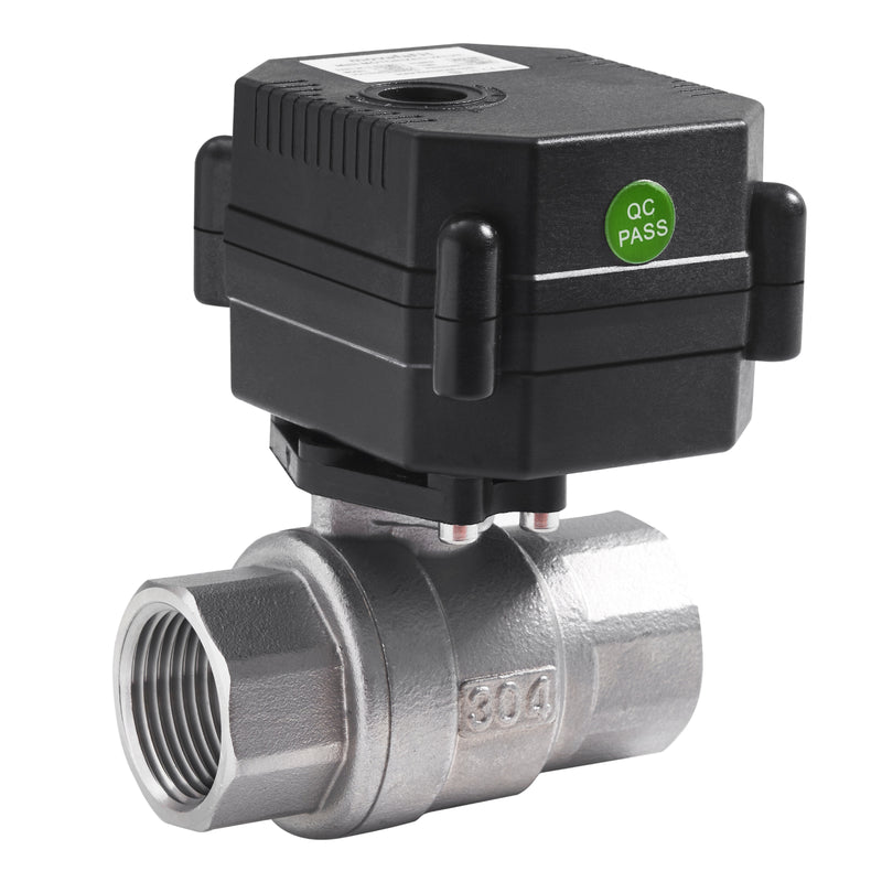 FH-MO/S movafaFH DN8 DN15 20 25 1/4‘’ 1/2 inch 3/4 inch 5V 12 24V 110 220V Miniature Electric Motorized Actuator Ball Valve