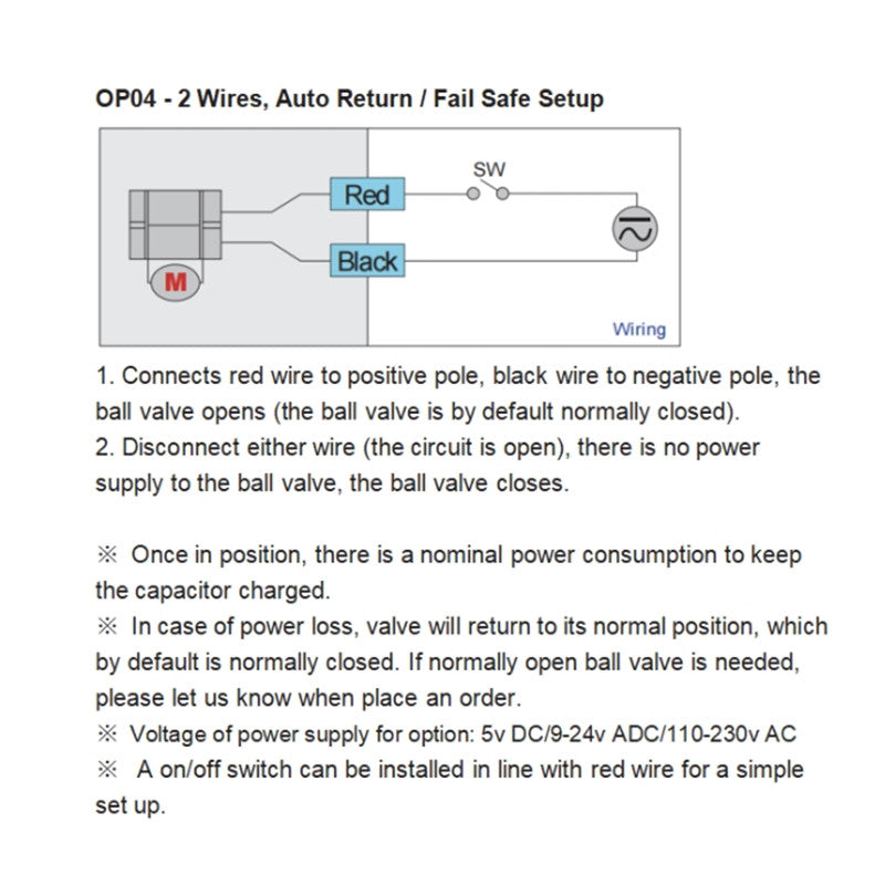electric ball valve 12v