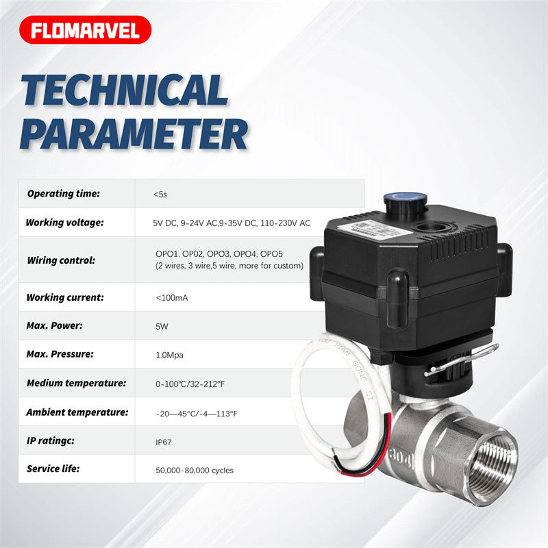 1 inch electric valve