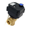 DN20 motorized ball valve 5 Wire（Can Be Uesd With Indicator Lights） Brass DC5V