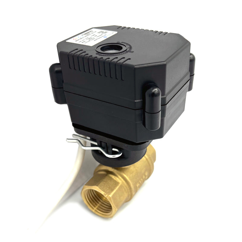 Flomarvel DN20 motorized ball valve 3 Wire( 2 Point Control) Brass ADC9-24V