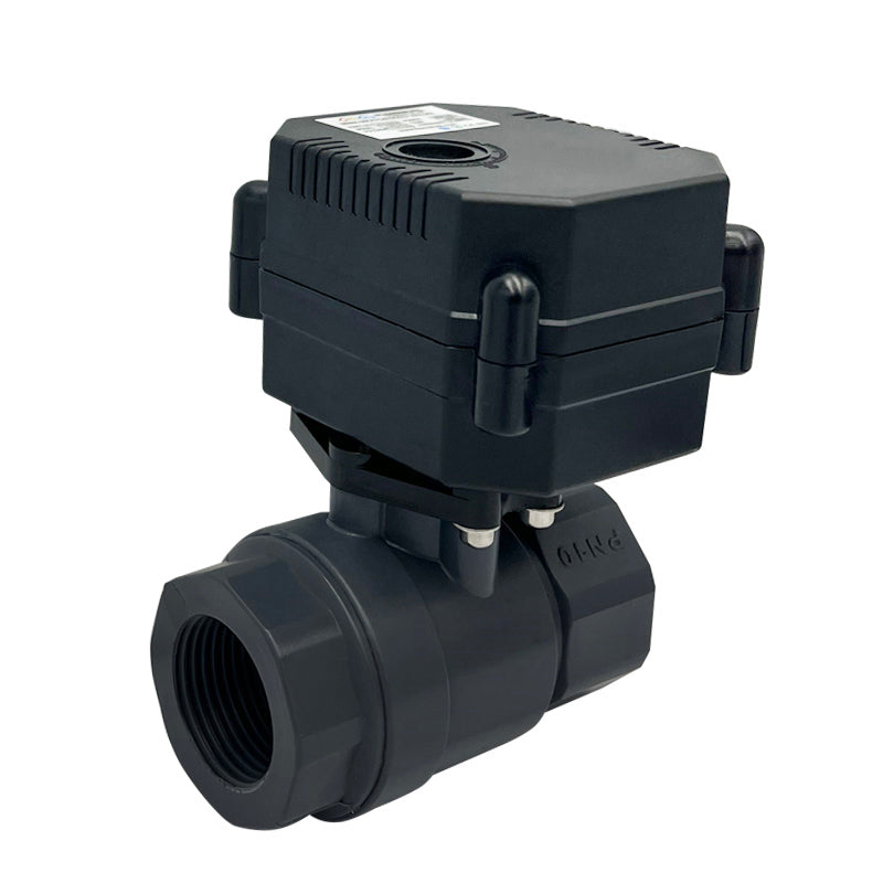 Flomarvel DN15 motorized ball valve 5 Wire（Can Be Uesd With Indicator Lights） PVC or plasticDC5V