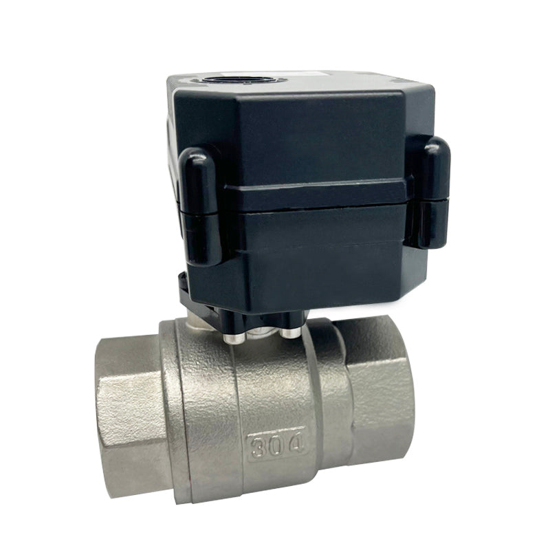 Flomarvel DN25 motorized ball valve 2 Wire Auto Return Stainless DC5V